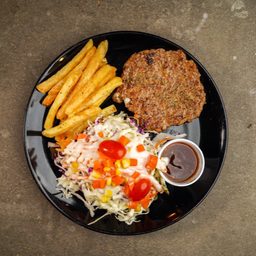 สเต็กหมูบด