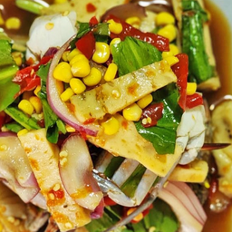 ยำหมูยอ - ปูม้า