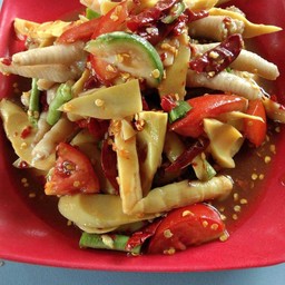 ตำหน่อไม้เล็บมือนางปลาร้า