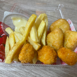 ชุดโดนใจ1 (เฟรนฟราย 70 กรัม ไก่ป็อบ 3ชิ้น นักเกต 3ชิ้น