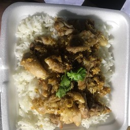 ข้าวไก่กระเทียม