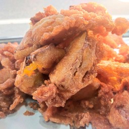 ฟักทองทอดชุด15ชิ้น