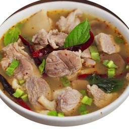 ต้มแซ่บกระดูกซี่โครง + หมู