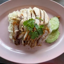 ข้าวมันไก่+หมูกรอบ