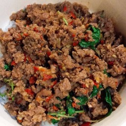ข้าวกะเพราหมูสับ