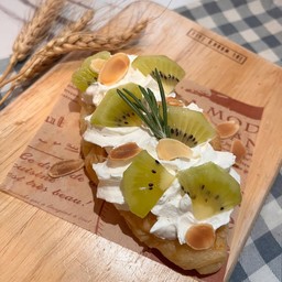 ครอฟเฟิลกีวี่ Croffle kiwi