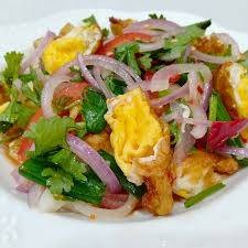 Spicy Fried Egg Salad
