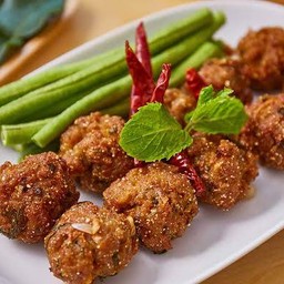 Deep Fried Spicy Minced Pork Ball