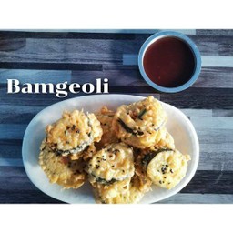 คิมบับทอดไส้ผักล้วน 야채 김밥 튀김Vagetables Kimbap deep fried