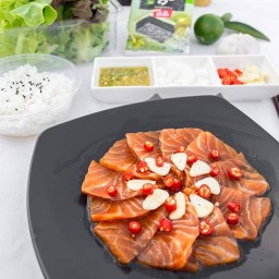 แซลมอนดอง/กุ้งดอง byน้อนอุ๋ง