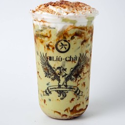ชาเขียวนมชีสพ่นไฟ