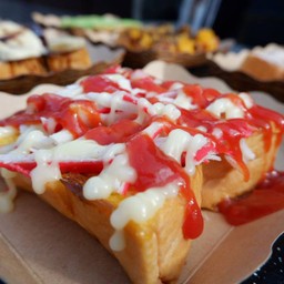 ปังโทสต์ปูอัด+มายองเนส