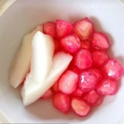 ทับทิมกรอบ+มะพร้าวกะทิ