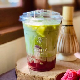 STRAWBERRY MATCHA LATTE