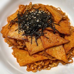 รามยอนเผ็ดเกาหลี สาหร่าย ออมุก