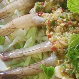 กุ้งแช่น้ำปลา