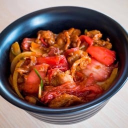 ข้าวหน้าผัดกิมจิ Kimchi Sauce Rice