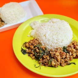 กระเพราหมูสับ (ร้านพริกกระเพรา)