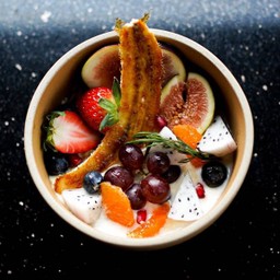 Fruits Bowl + Yogurt (V)