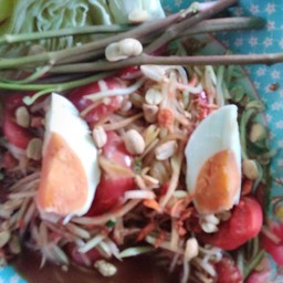 ตำไทย ไข่เค็ม