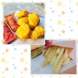 เฟรนช์ฟรายส์+นักเก็ต