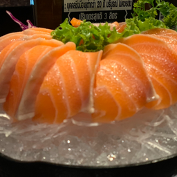 Salmon Sashimi แซลมอนซาชิมิ
