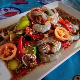 เหลากุ้งสดหอยแครง