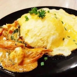 ข้าวไข่ข้นต้มยำ