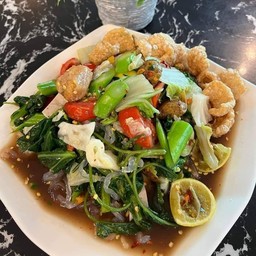 ตำเส้นแก้ว แคปหมู