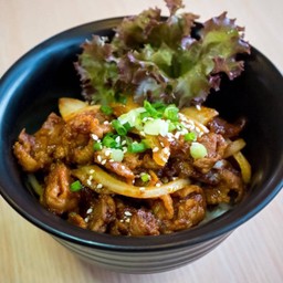 ข้าวหน้าผัดซอสเกาหลี Bulgogi Rice