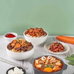 เซตสุดคุ้ม แกงกิมจิ+ข้าวหน้าเนื้อวัวผัดกิมจิใหญ่+ข้าวหน้าเนื้อวัวผัดซอสใหญ่