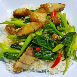 เมนูผัดคะน้า