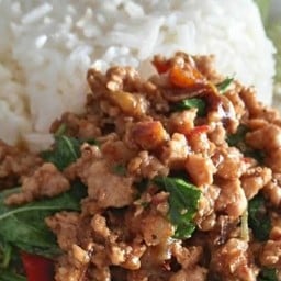 ข้าวกะเพราหมูสับ
