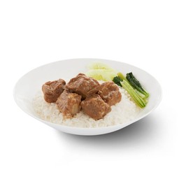 ข้าวซี่โครงหมูนึ่งเต้าเจี้ยว