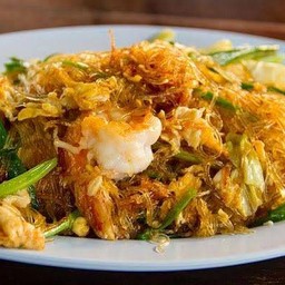วุ้นเส้นผัดไข่หมูสับ