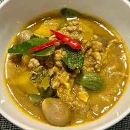 ขนมจีน_แกงไตปลา (ปรุงต่อชาม)