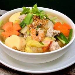 แกงจืดผักกาดขาวเต้าหู้หมูสับ