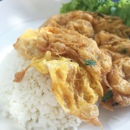 ข้าวไข่เขียวหมูสับ