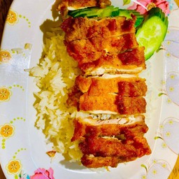ข้าวมันไก่ทอด