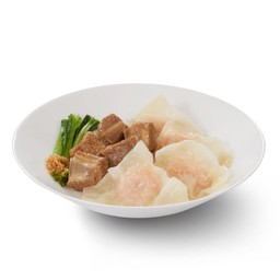 เกี๊ยวกุ้งน้ำ+ซี่โครงหมูนึ่งเต้าเจี้ยว