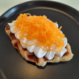 ครอฟเฟิล ฝอยทอง ครีมสด