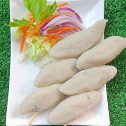 ลูกชิ้นปลารักบี้ ทอด