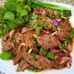 ตับหวาน ราดข้าว