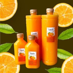 น้ำส้มคั้น  Orange Juice อิ่มเอิบ ร้านอิ่มเอิบ