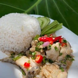 ข้าวลาบปลานิล