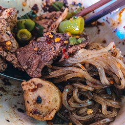 ก๋วยเตี๋ยวเนื้อ แห้ง