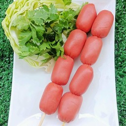 ไส้กรอกแดงในตำนาน ทอด