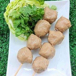 ลูกชิ้นเนื้อ ทอด