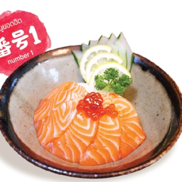 ข้าวหน้าแซลมอน