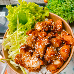 ข้าวไก่ซอสเกาหลี